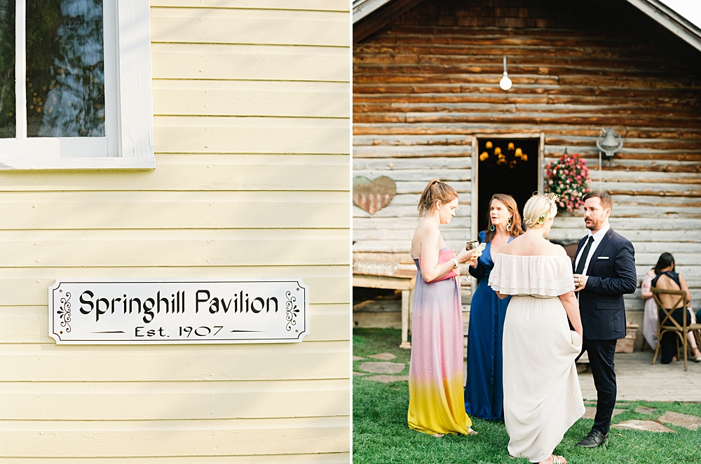 Springhill Pavilion Wedding